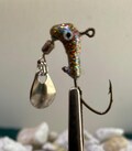 1/16oz or 1/8oz pony head jigs