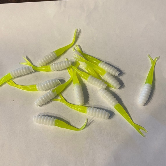 2.5 Crappie Flukes Soft Plastic Baits 