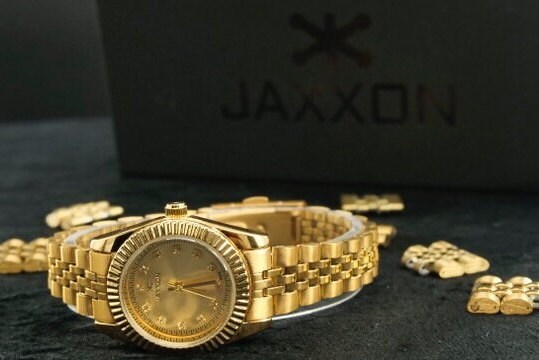 Jaxx gold watch price sale