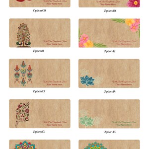 Personalised Money Envelopes, Handmade in India Shagun Cover Diwali Gift Eid Wedding Invitation Festive Gift In pack of 25 image 4