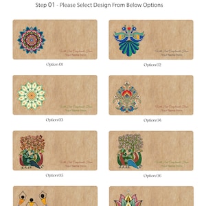 Personalised Money Envelopes, Handmade in India Shagun Cover Diwali Gift Eid Wedding Invitation Festive Gift In pack of 25 image 3