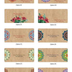 Personalised Money Envelopes, Handmade in India Shagun Cover Diwali Gift Eid Wedding Invitation Festive Gift In pack of 25 image 5