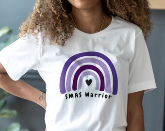 SMAS Warrior Shirt, Superior Mesenteric Artery Syndrome, SMAS Awareness, Rare Disease Shirt, SMAS Support Gift, Purple Awareness Ribbon