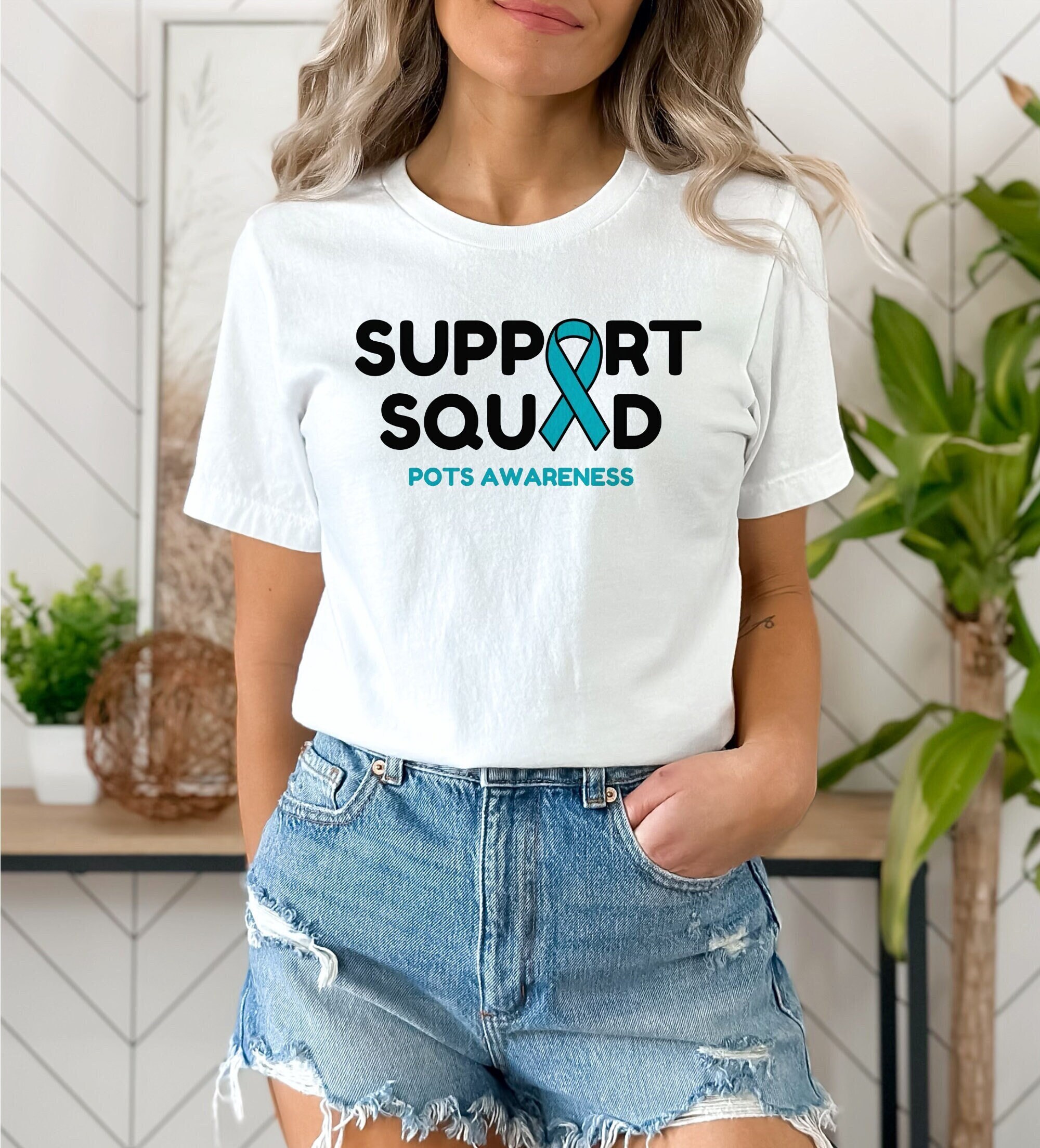 POTS Support Squad Shirt: Postural Orthostatic Tachycardia Syndrome Awareness