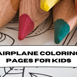 Airplane Coloring Pages for Kids