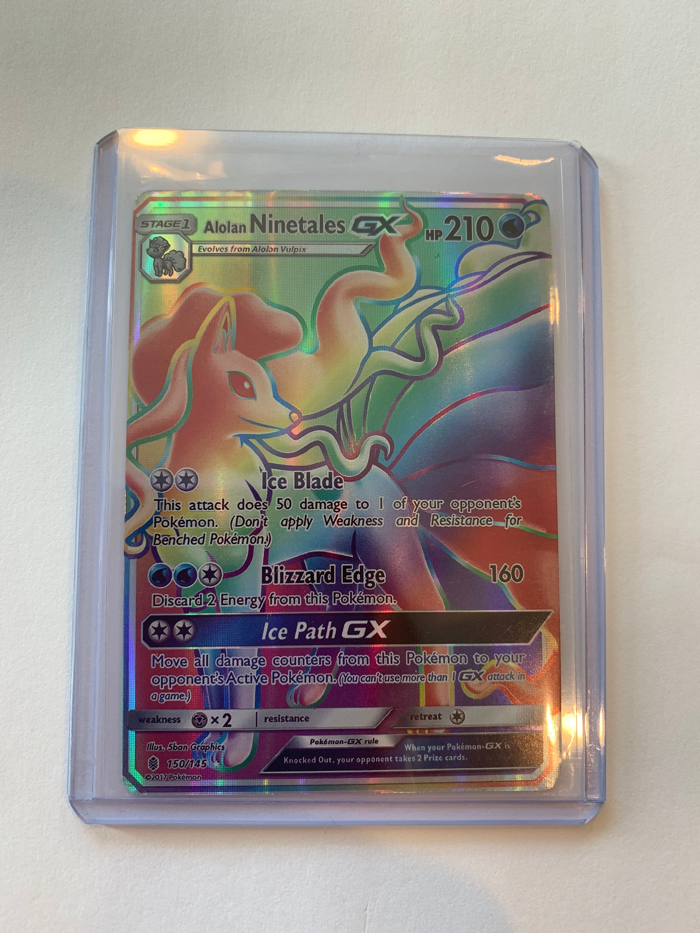 alolan ninetales gx pokemon card value Alolan Ninetales GX - Guardians Rising Pokmon card 132/145