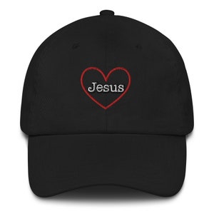 イエスの帽子、キリスト教の帽子、愛の帽子、イエスを愛する帽子、イエスを愛する、キリスト教の贈り物、宗教的な帽子、宗教的な贈り物、お母さんの帽子、お父さんの帽子