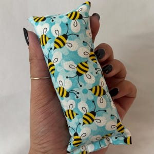 Bee catnip kicker cat toy, durable handmade catnip kicker toy, birthday gifts for cat lovers