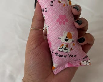 Handmade Catnip Kicker Toy: Durable Cotton Cat Toy
