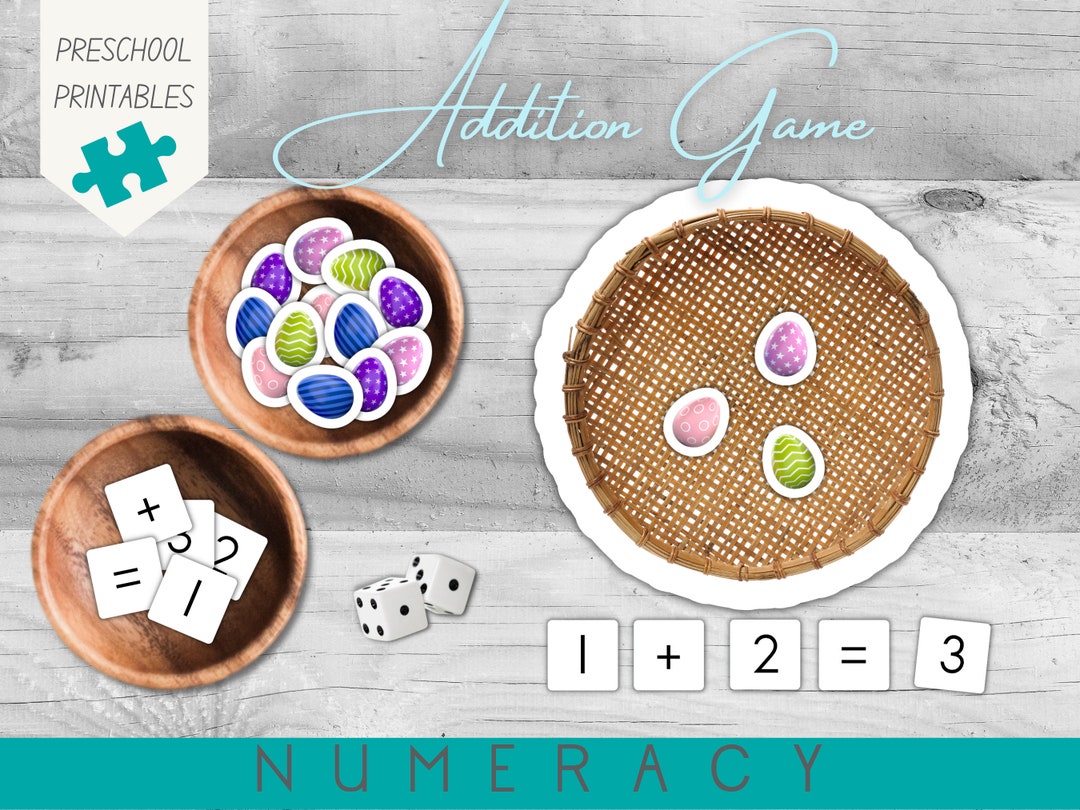Easter Eggs Counting & Addition Game Activity | Homeschool Maths ...