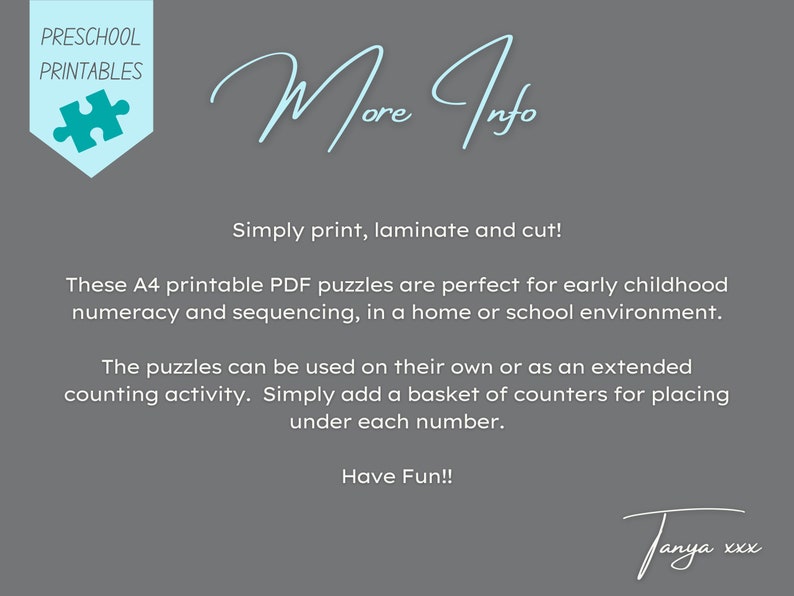 Farm Animals Number Puzzle 1-10 PDF Printable - Etsy