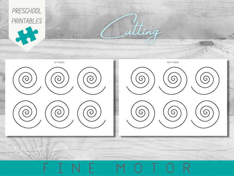 Cutting Strips | Preschool and Homeschool Activity | Fine Motor Control ...