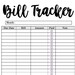 Budget Tracker Digital Printable - Etsy