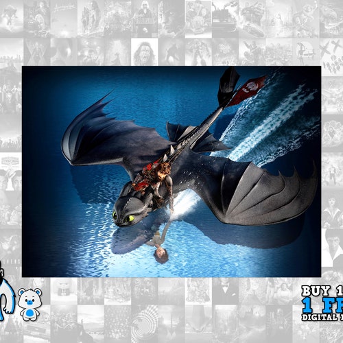 How to Train Your Dragon Wall Art Inspired Minimalist Movie Etsy UK