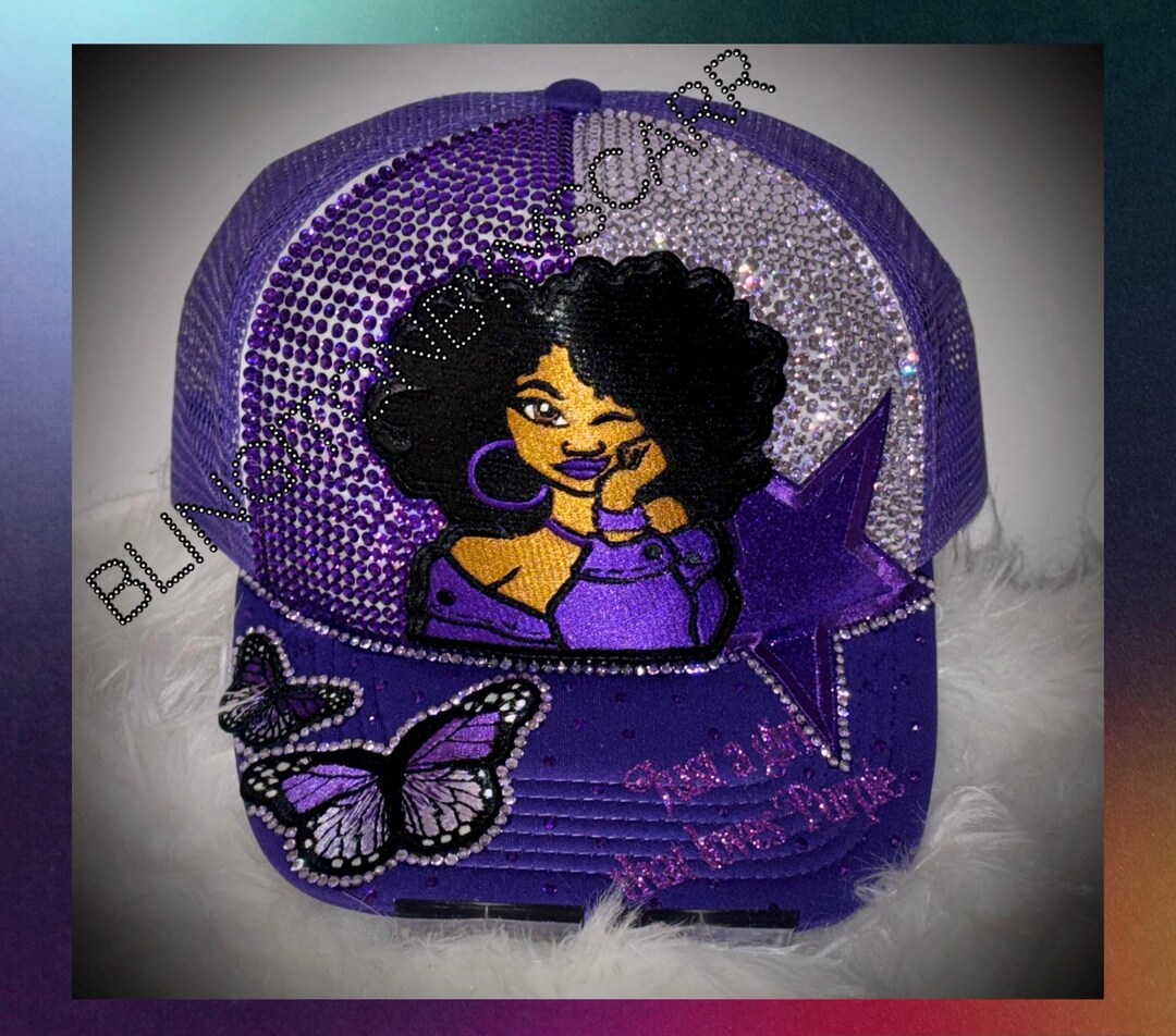Custom Bling Trucker Hat - Etsy