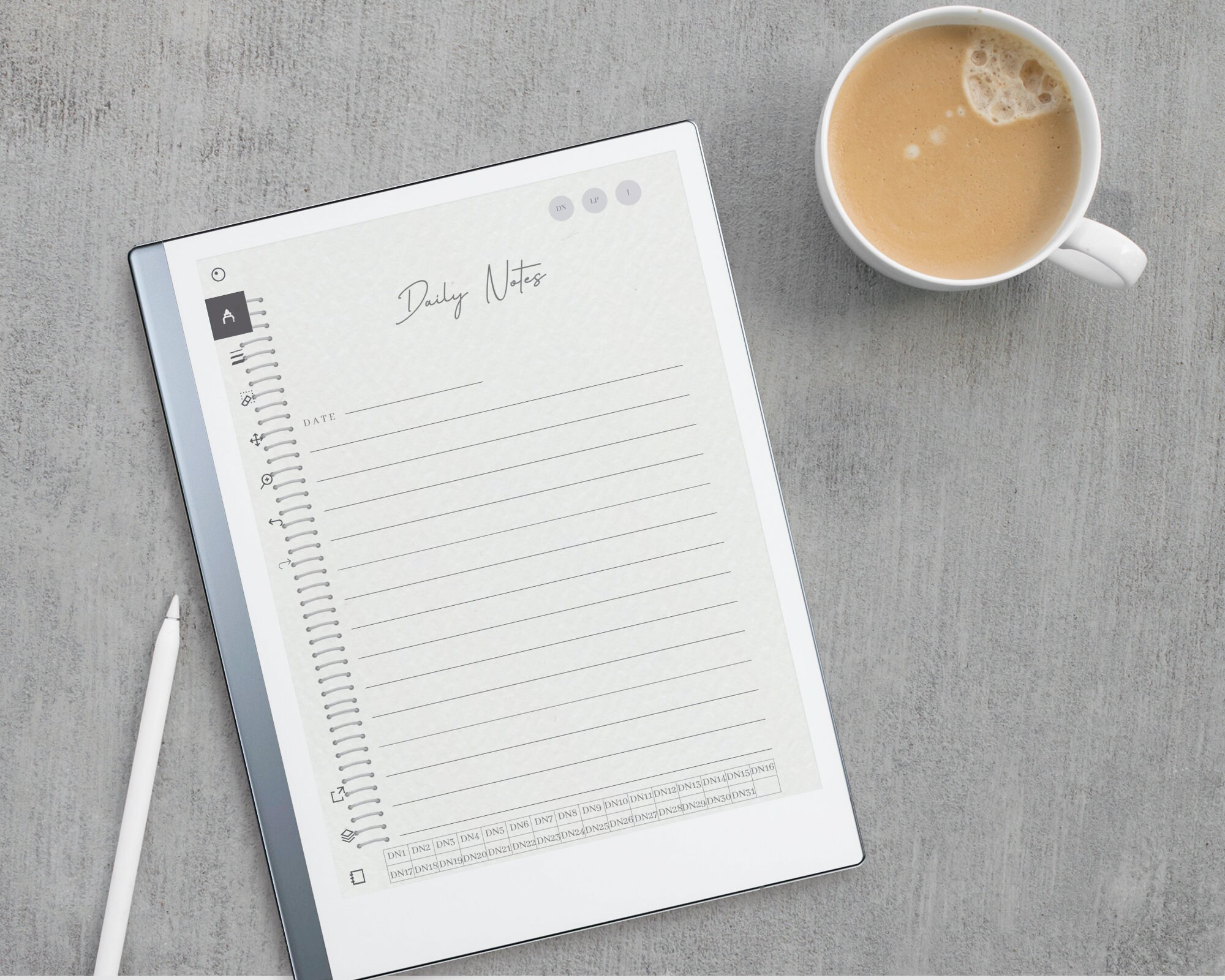 Digital NOTEBOOK for Remarkable 2 Notebook Journal Etsy