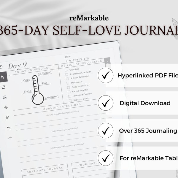 Self Care Journal For Remarkable | Journal Prompts | Journal For Self Reflection