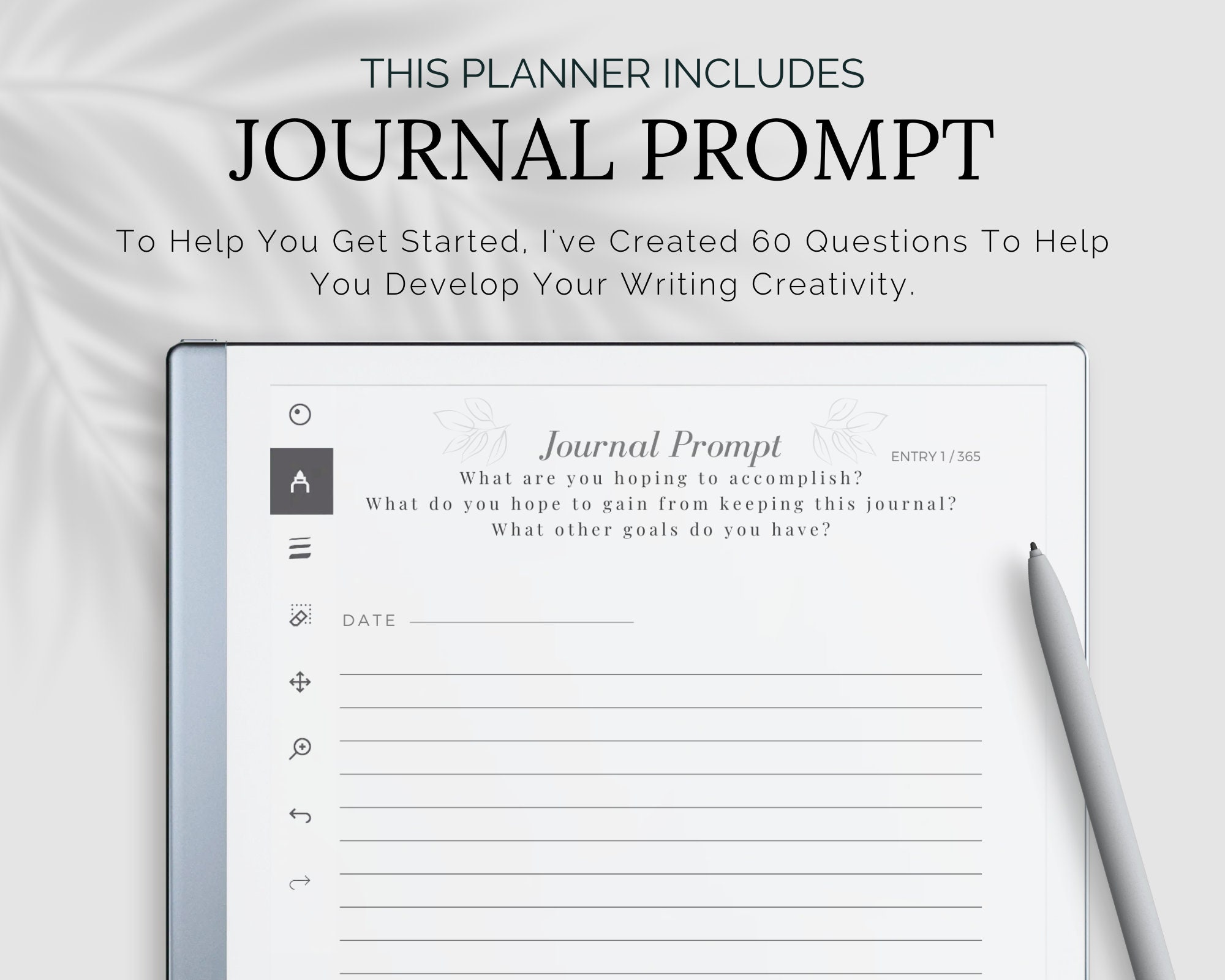 Remarkable 2 Journal Bundle Remarkable 2 Template Self Etsy