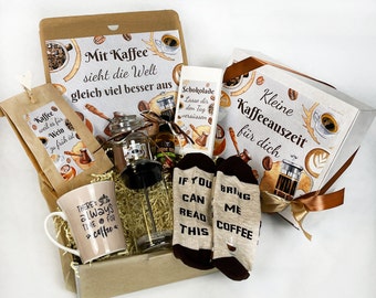 Geschenkbox "Kleine Kaffeeauszeit für dich", Kaffee Geschenkset, Geschenkset, Geburtstag, Geschenkkorb, Geschenkidee, Geburtstaggeschenk