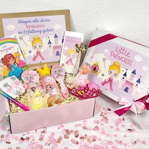 Geschenkbox Prinzessin Motto, Geschenk für Mädchen, Kinder Geschenk, Geburtstag, Mädchen Geburtstag, Geburtstagsgeschenk, Kindergeburtstag