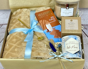 Gift box for women "Warm Wishes", Mother's Day gift, birthday gift, feel-good set, gift set, best mom gift, birthday