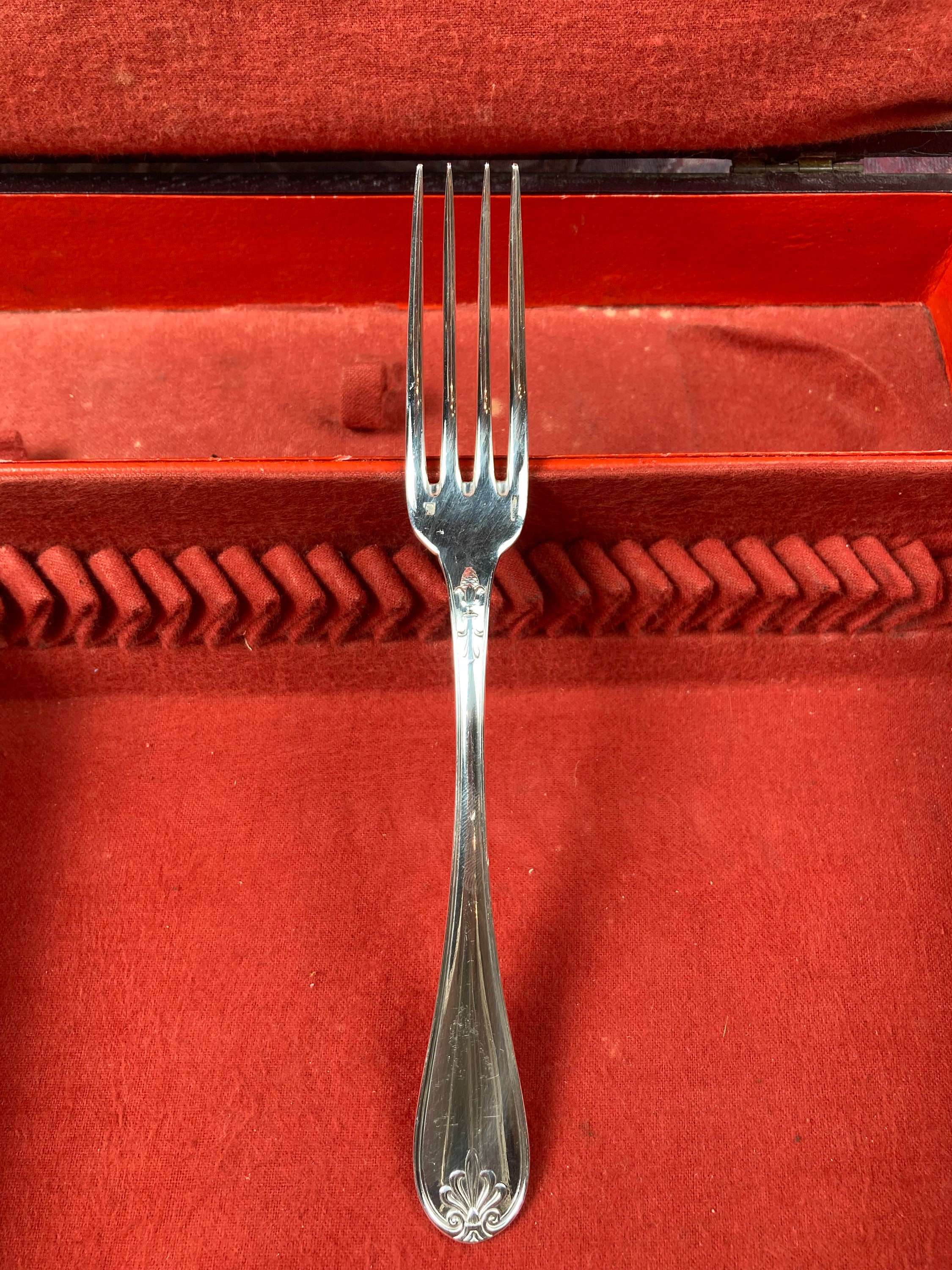 Christofle Malmaison Empire 62pieces Tableware, Silver Plated Complete