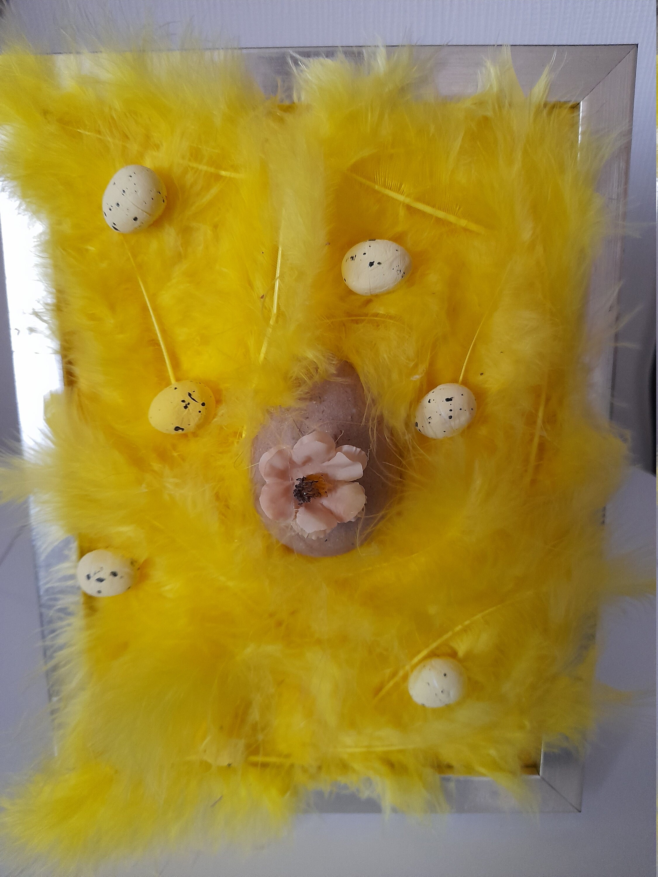 Décoration de Pâques Dans Le Cadre