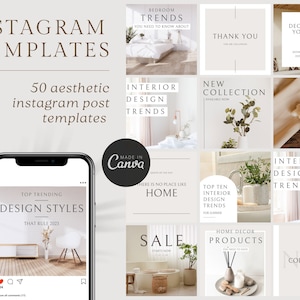 Instagram Templates Interior Design Instagram Post Templates Canva Insta Templates Beige Instagram Marketing Interior Design Real Estate