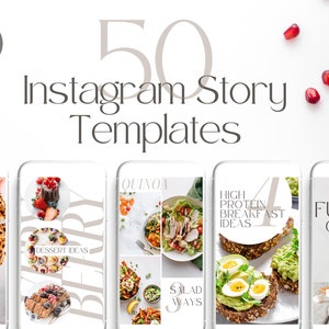 Instagram Story Templates Food Instagram Story Templates Canva Instagram Food Blogger Insta Story Templates Canva Instagram Marketing