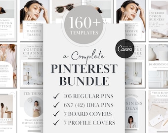 Pinterest Templates in Canva Pinterest Pin Templates Pinterest Branding Pinterest Pin Design Canva Bloggers