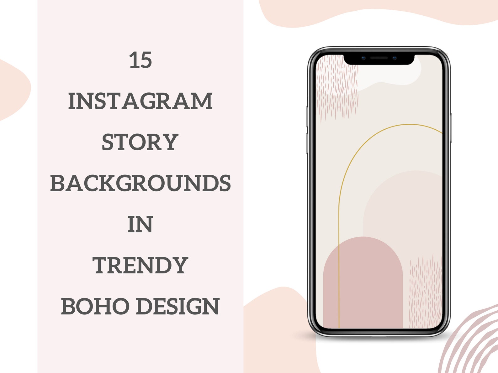 15 Instagram Story Background Templates - Instagram Boho Templates ...