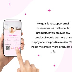 Canva Digital Business Card Template, Customizable Design (Digital Download) image 6