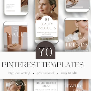 Pinterest Templates Beige Pinterest Pins Canva Pinterest Marketing Bloggers Pin Design Viral Pins Social Media Pinterest Pin Templates