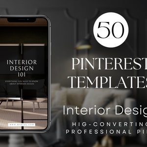 Pinterest Templates Canva Pinterest Pins Dark Theme Viral Pinterest Pins Blogger Pinterest Marketing Influencer Pinterest Interior Design