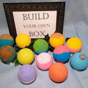 Customizable Bath Bomb Gift Box: Choose Your Scents, Surprise Soap Option