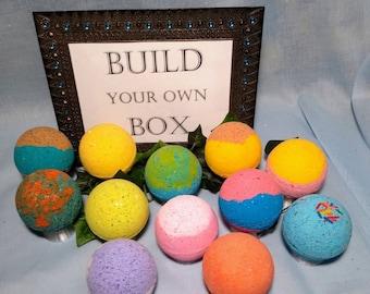 Customizable Bath Bomb Gift Box: Choose Your Scents, Surprise Soap Option