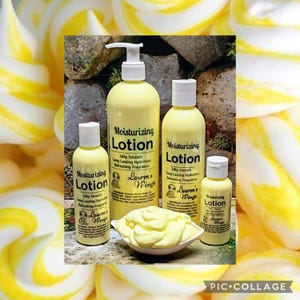 Lemon Meringue MOISTURIZING LOTION smooth texture, long lasting scent,  All the flavor of a fresh baked lemon tart