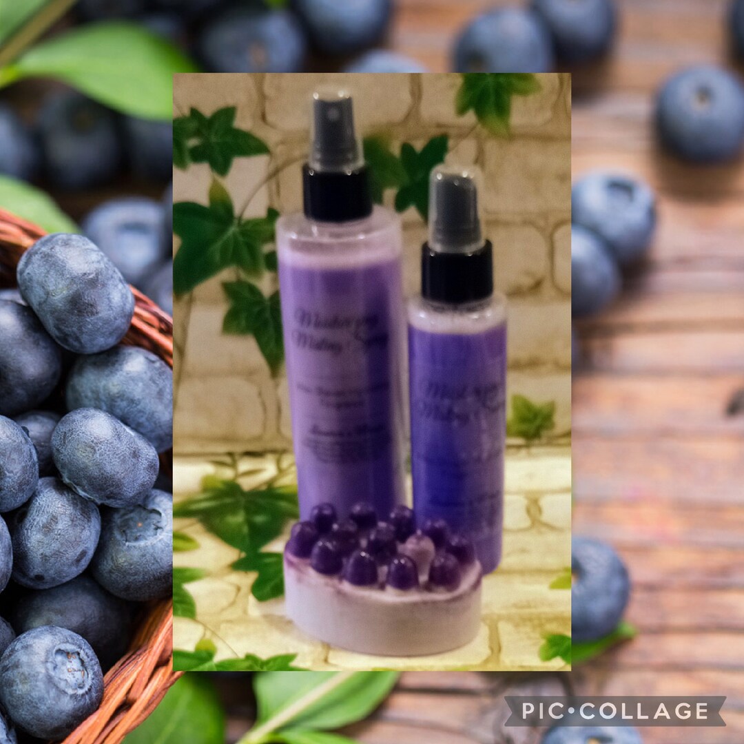 Blueberries & Cream AFTER SHOWER Misting SPRAY, Blend of Skin Soothing
