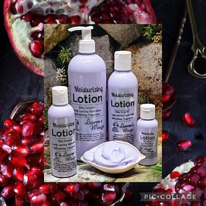 Midnight Pomegranate MOISTURIZING LOTION smooth texture, lasting scent, Juicy red pomegranates sparkle like rubies in moonlight, seductive