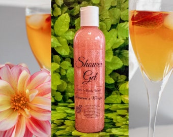 Peach Bellini Bath & Shower Gel: Peach nectar, orange and pink champagne. Optional After-Shower Misting Spray