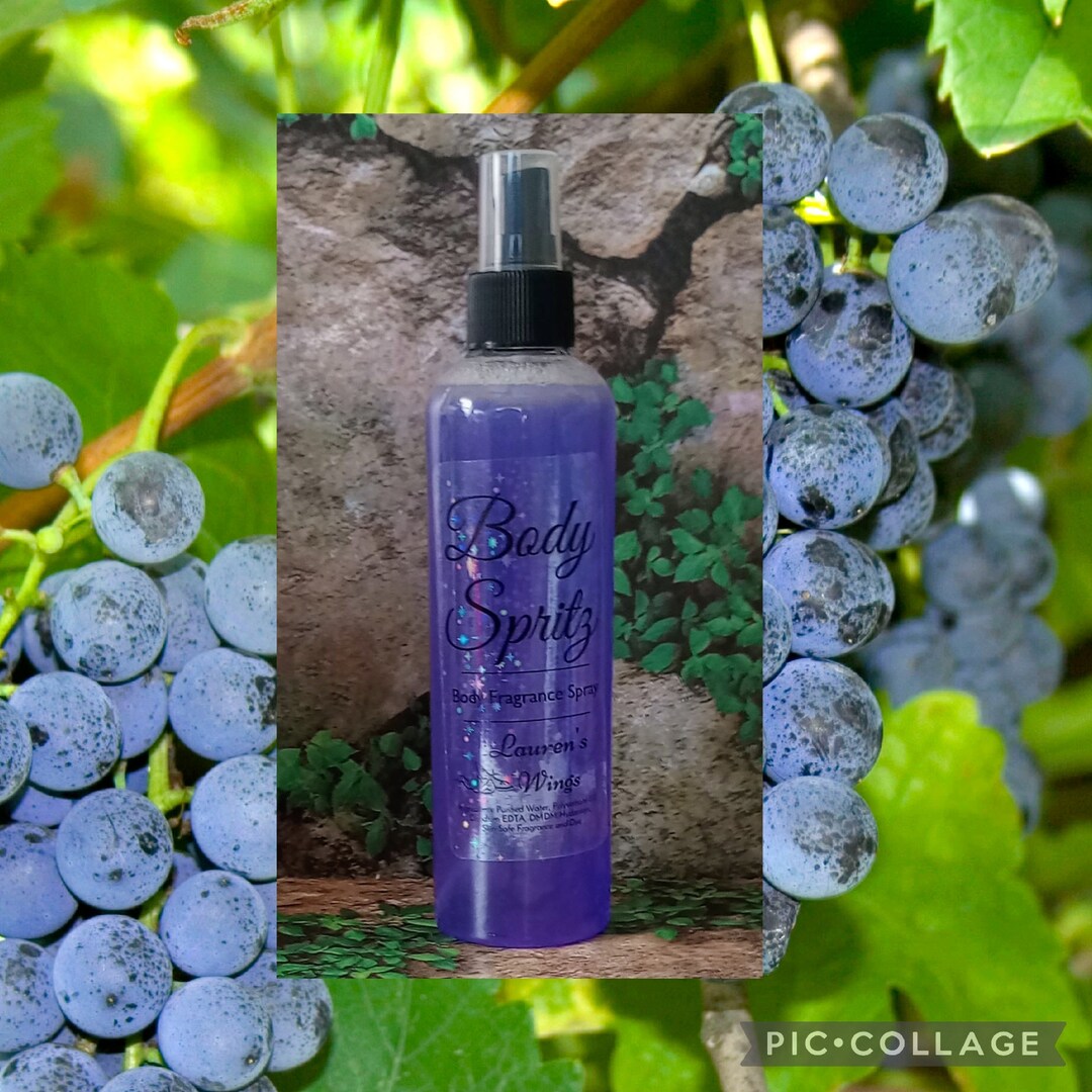 Grape Soda BODY SPRITZ Fragrance SPRAY, Instant Burst of Fragrance