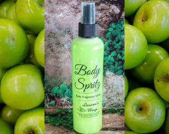 Green Apple BODY SPRITZ Fragrance SPRAY, Instant burst of fragrance, A Juicy sweet apple with slight green notes