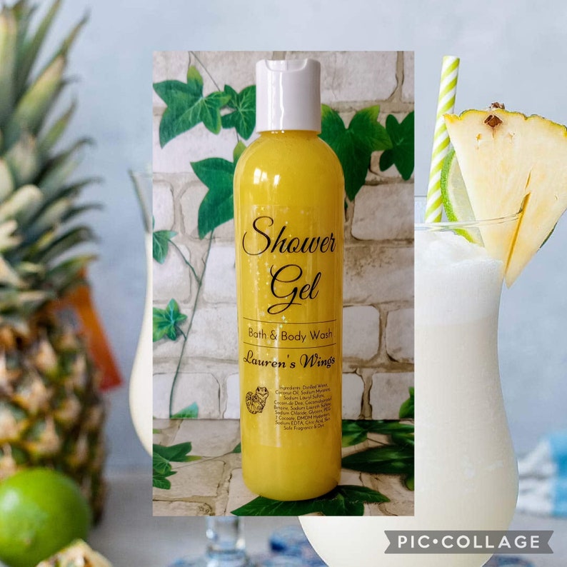Pina Colada Bath Shower Gel Coconut Pineapple And Tropical Fruit pina-colada-bath-shower-gel-coconut-pineapple-and-tropical-fruit