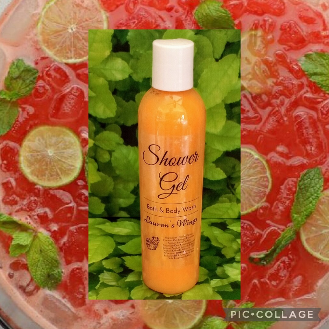 Watermelon Punch Scented Shower Gel: Fresh Orange Berry Body Wash
