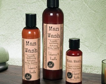 MAN BODY WASH | Rugged Shower Gel for Men | Bold Fragrances | Sensitive Skin Friendly | Built for Everyday Impact | 2 oz., 4 oz., or 8 oz.