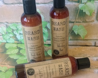 Beard Wash | Gentle Cleansing | Hydrating | Refreshing Scent | Customized with your choice of Fragrance | Castille Soap