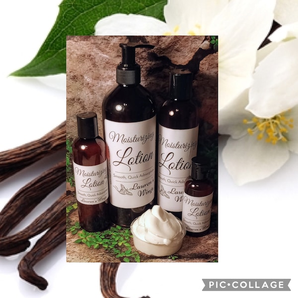 Simply Vanilla Bean-MOISTURIZING LOTION smooth texture, lasting scent, Freshly picked pods from the madagascar plant