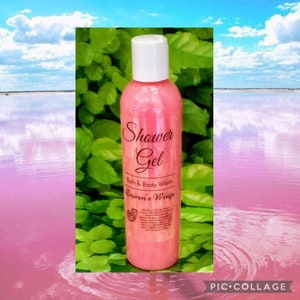 Exotic Pink Sands SHOWER GEL, Long Lasting Scented Body Wash, beautiful mix of bright citrus, sweet florals and spicy vanilla