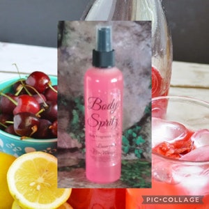Cherry Lemonade BODY SPRITZ Fragrance SPRAY, Instant burst of fragrance, sparkling citrus is perfectly balanced with tangy cherry
