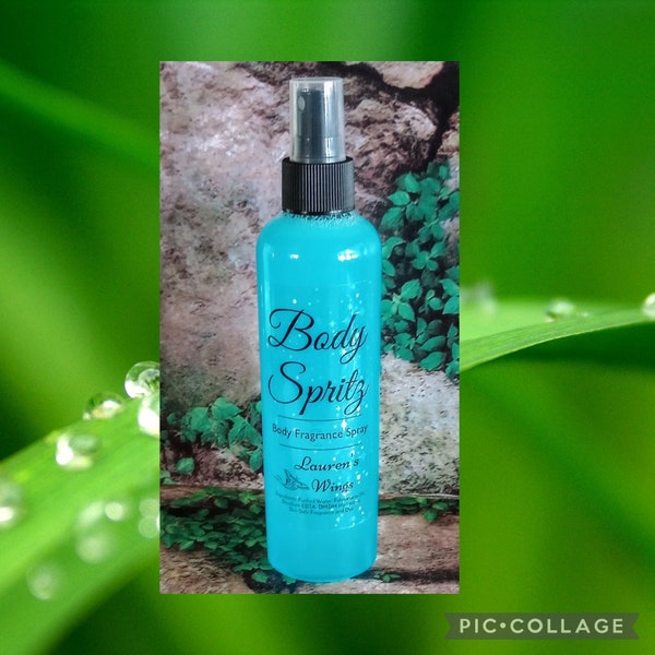 Drops of Rain BODY SPRITZ Fragrance SPRAY, Instant burst of fragrance, fresh floral scent as drops of rain land on field of jasmine, grass